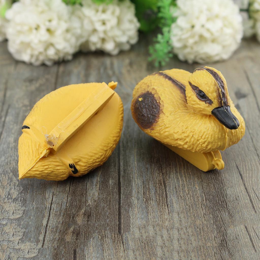 Decoy Duck Plastic - หุ่นเป็ดล่อสำหรับล่าเป็ดที่ดูสมจริง ทำจากพลาสติกขึ้นรูปด้วยการเป่าลม ใช้ตกแต่งบ่อปลาและสวน สำหรับการตกปลา