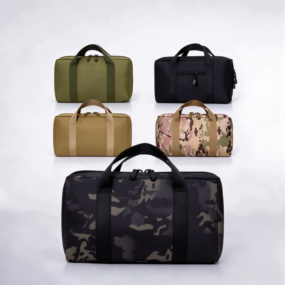 Outdoor Hunting Gear Storage - กระเป๋าถือเก็บอุปกรณ์ยุทธวิธีแบบพกพา กล่องใส่ปืนพกอเนกประสงค์ พร้อมช่องใส่แม็กกาซีน กระเป๋าใส่ของใช้ส่วนตัวสำหรับล่าสัตว์กลางแจ้ง สำหรับอุปกรณ์ยิงปืน