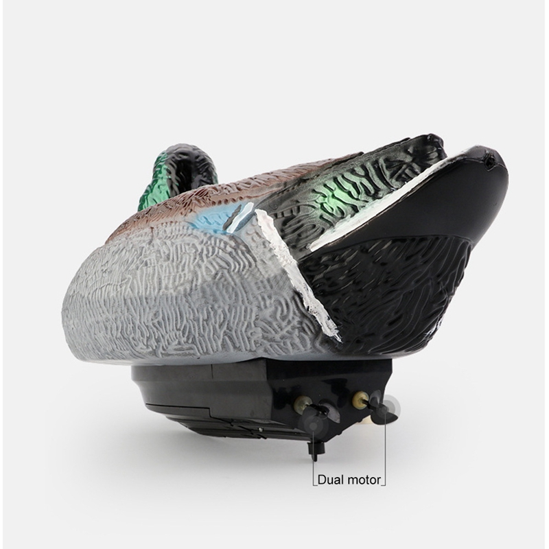 Decoy Duck Plastic - เรือเป็ดบังคับวิทยุ ABJL V201 2.4GHz สำหรับล่าสัตว์ ตกแต่งสระว่ายน้ำ