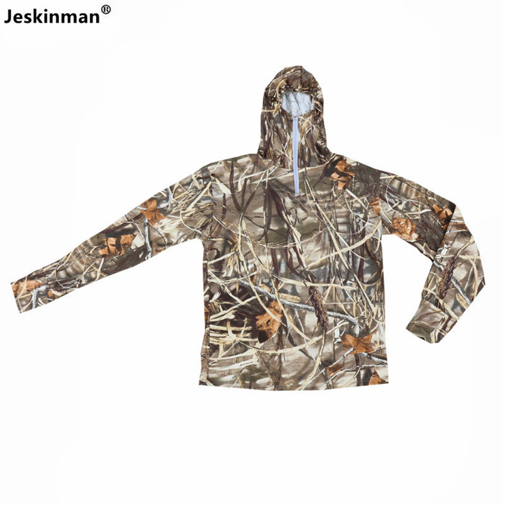 Hunting Fishing Outdoor Shows - ฤดูร้อน Sun Protection Hooded แจ็คเก็ต Breathable