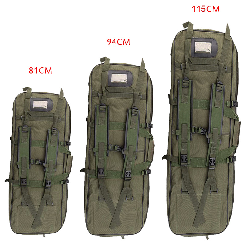 Outdoor Hunting Backpack - กระเป๋าใส่ปืนยุทธวิธี กระเป๋าอุปกรณ์อัดลม พร้อมสายสะพายไหล่ กระเป๋าป้องกันสำหรับกีฬากลางแจ้ง กระเป๋าเป้ไนลอน