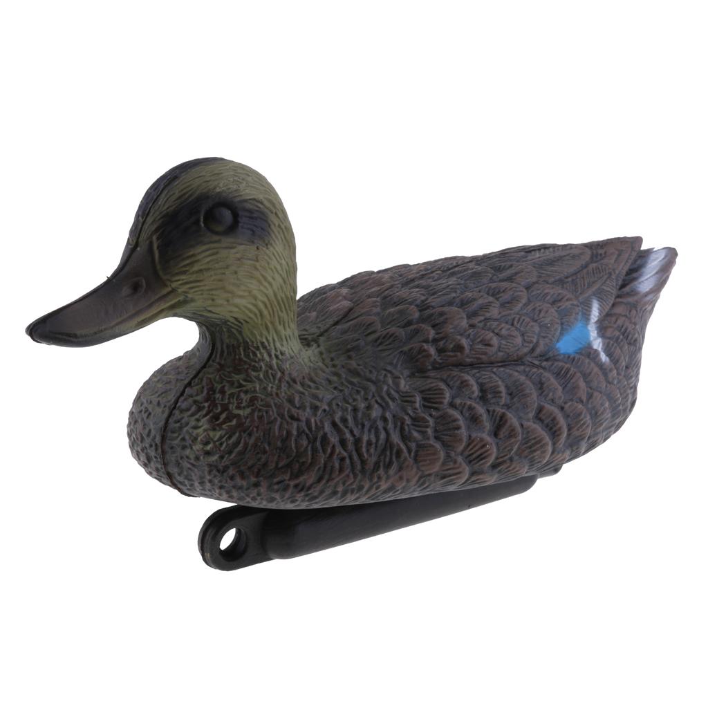 Decoy Duck Plastic - หุ่นล่อเป็ดแมนดารินจำลอง วัสดุพลาสติก ตกแต่งสวน สนามหญ้า หรือสระว่ายน้ำ