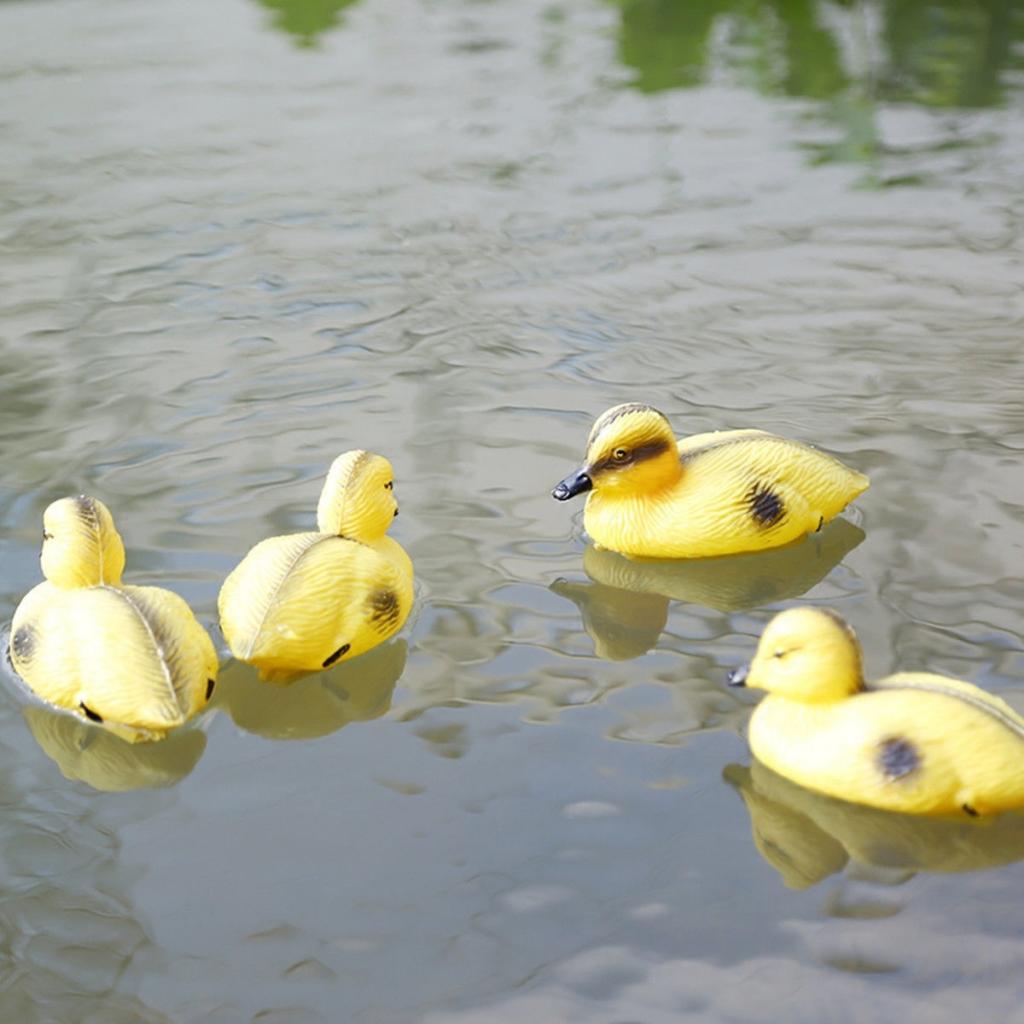 Decoy Duck Plastic - 5Pcs ลอยเป็ดเป็ดบ่อปลาเครื่องประดับพลาสติก Decoy Mallard Lifesize