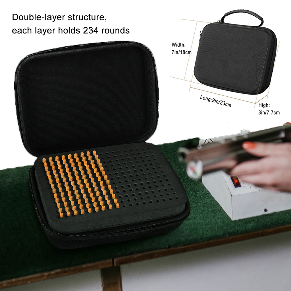 Hunting & Outdoor As - .22LR 468 นัด กระเป๋าใส่กระสุน กระเป๋าใส่กระสุนแบบยุทธวิธี กระเป๋าเก็บกระสุนสองชั้น