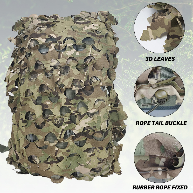 3D Camoสุทธิกระเป๋าเป้สะพายหลั - Outdoor Hunting Backpack บทวิจารณ์และราคา