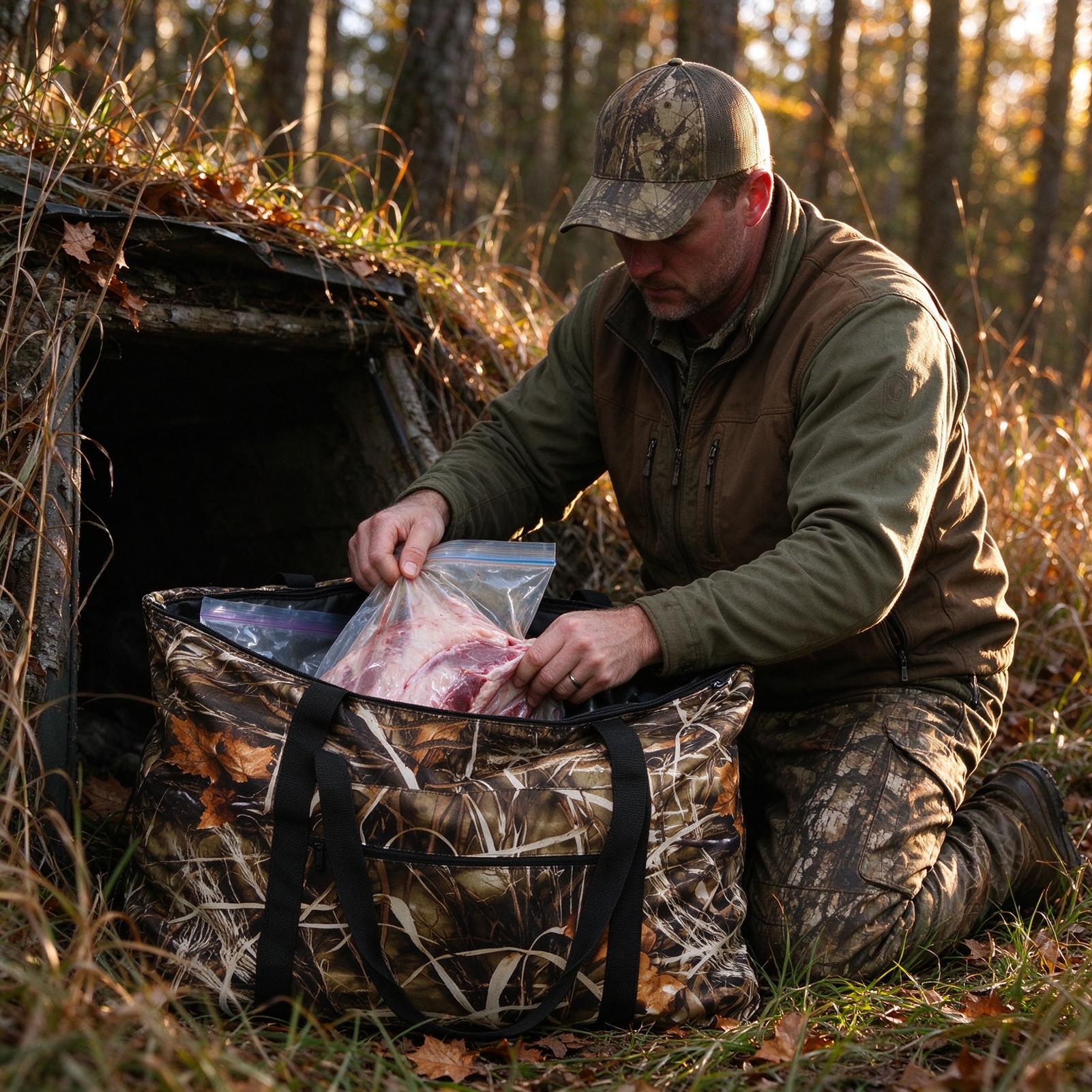 กระเป๋าโท้ทสำหรับเก็บเนื้อสัตว - Outdoor Hunting Gear Storage บทวิจารณ์และราคา