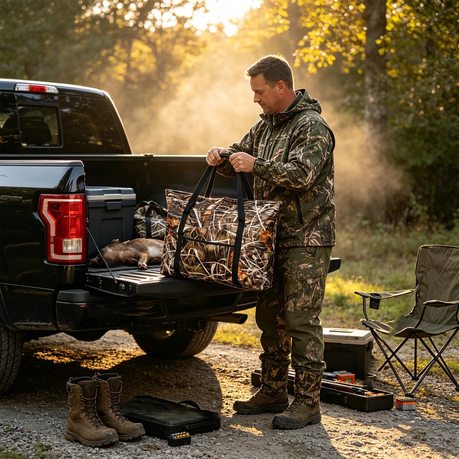 กระเป๋าโท้ทสำหรับเก็บเนื้อสัตว - Outdoor Hunting Gear Storage บทวิจารณ์และราคา