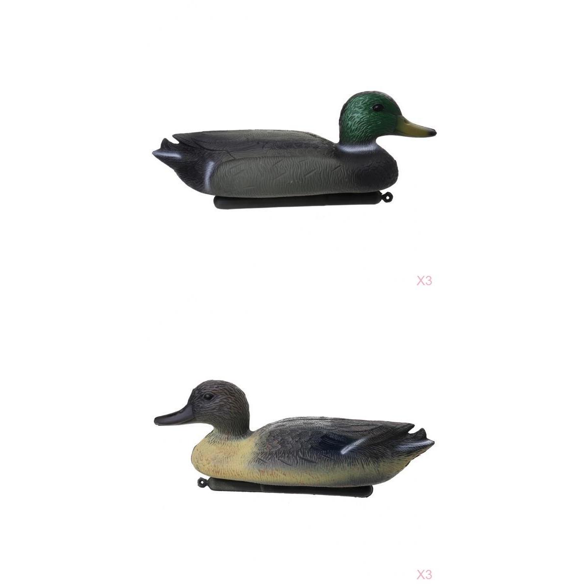 หุ่นจำลองเป็ดลอยน้ำขนาดเท่าของ - Decoy Duck Plastic บทวิจารณ์และราคา