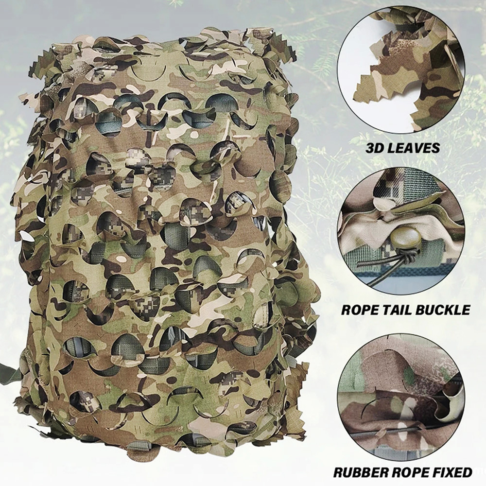 60L COVER tas ransel ลายพราง3D - Outdoor Hunting Backpack บทวิจารณ์และราคา