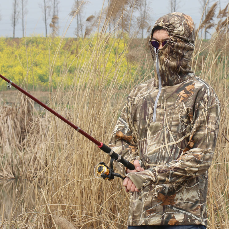 ฤดูร้อน Sun Protection Hooded  - Hunting Fishing Outdoor Shows บทวิจารณ์และราคา