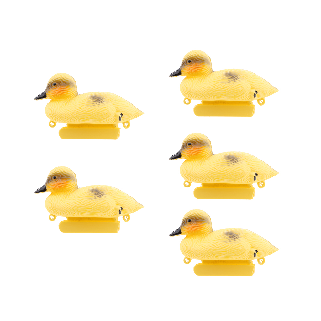 5Pcs ลอยเป็ดเป็ดบ่อปลาเครื่องป - Decoy Duck Plastic บทวิจารณ์และราคา